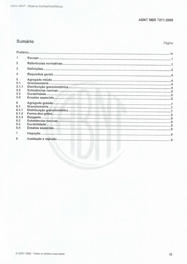 NBR 7211 (2009) - Agregados Para Concreto - Especificação ...