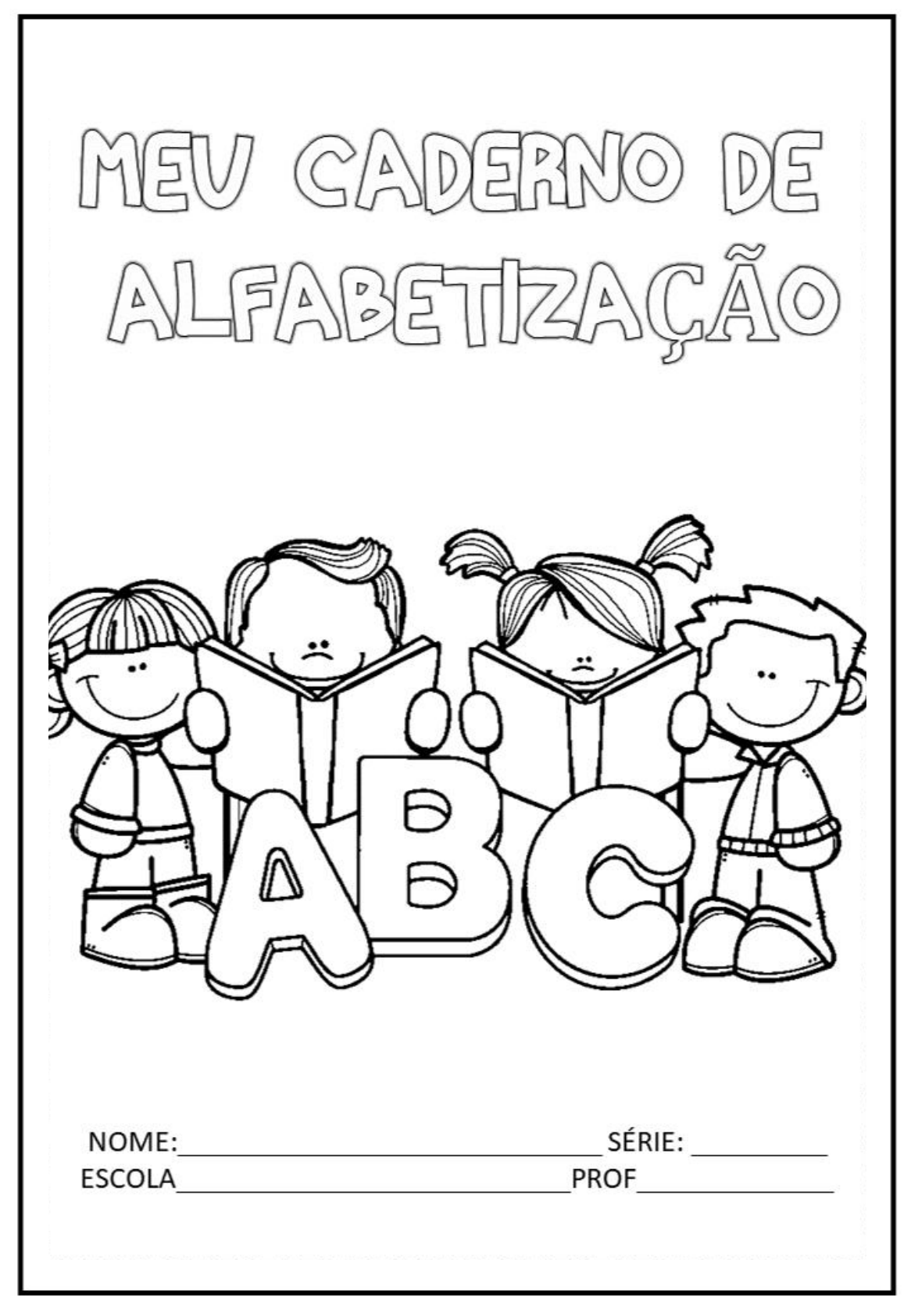 Meu Caderno De AlfabetizaÇÃo Grupo Materiais PedagÓgicos Formatado Pedagogia