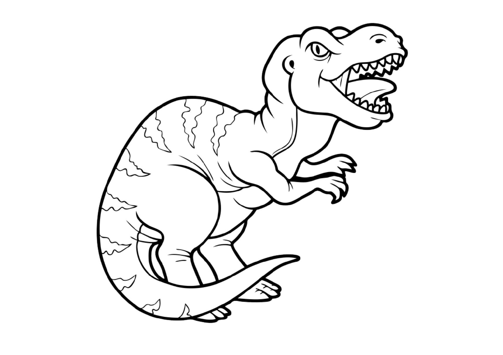 Desenhos para colorir e imprimir dinossauro-66 - Educação Especial