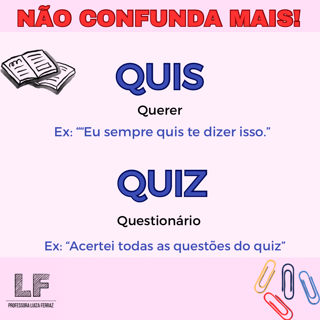 Quis ou quiz: qual é a diferença?