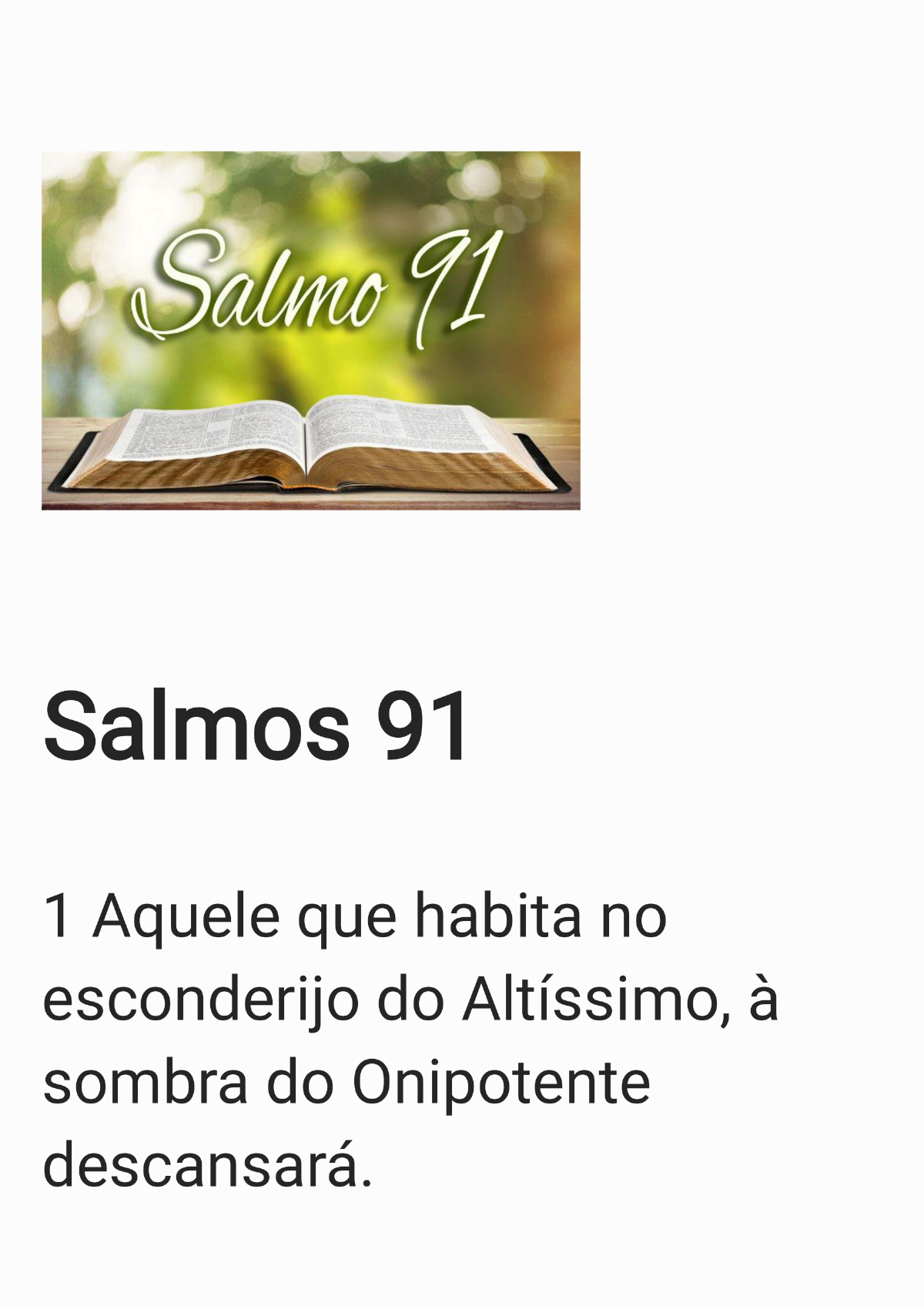 Salmo 91 de la Biblia - Apps on Google Play