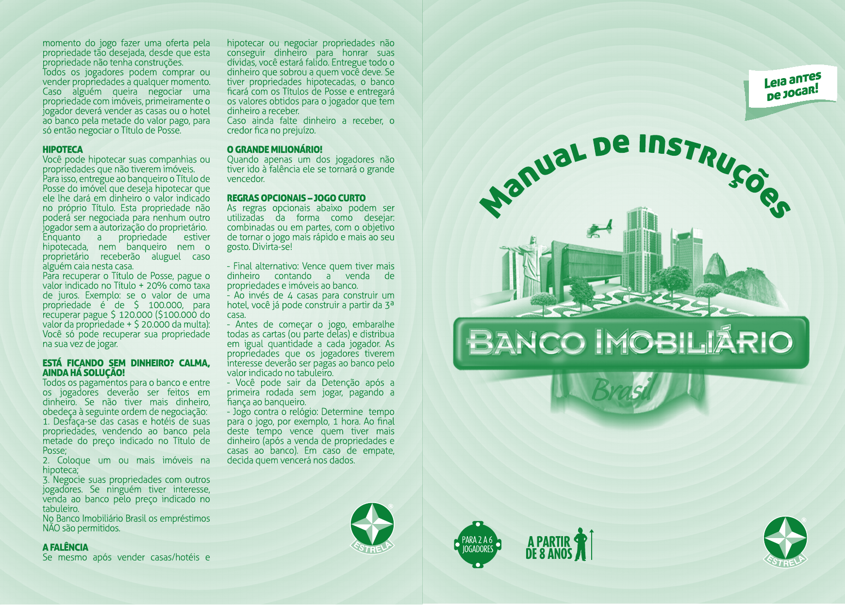 Regras Banco Imobiliário, Manuais, Projetos, Pesquisas Matemática