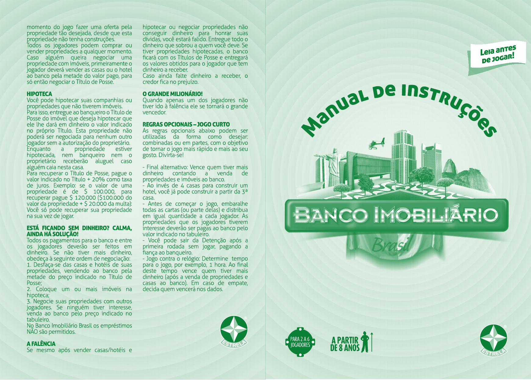 Manual Banco Imobiliário Brasil