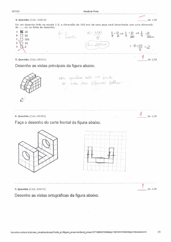 Prova Desenho 4074