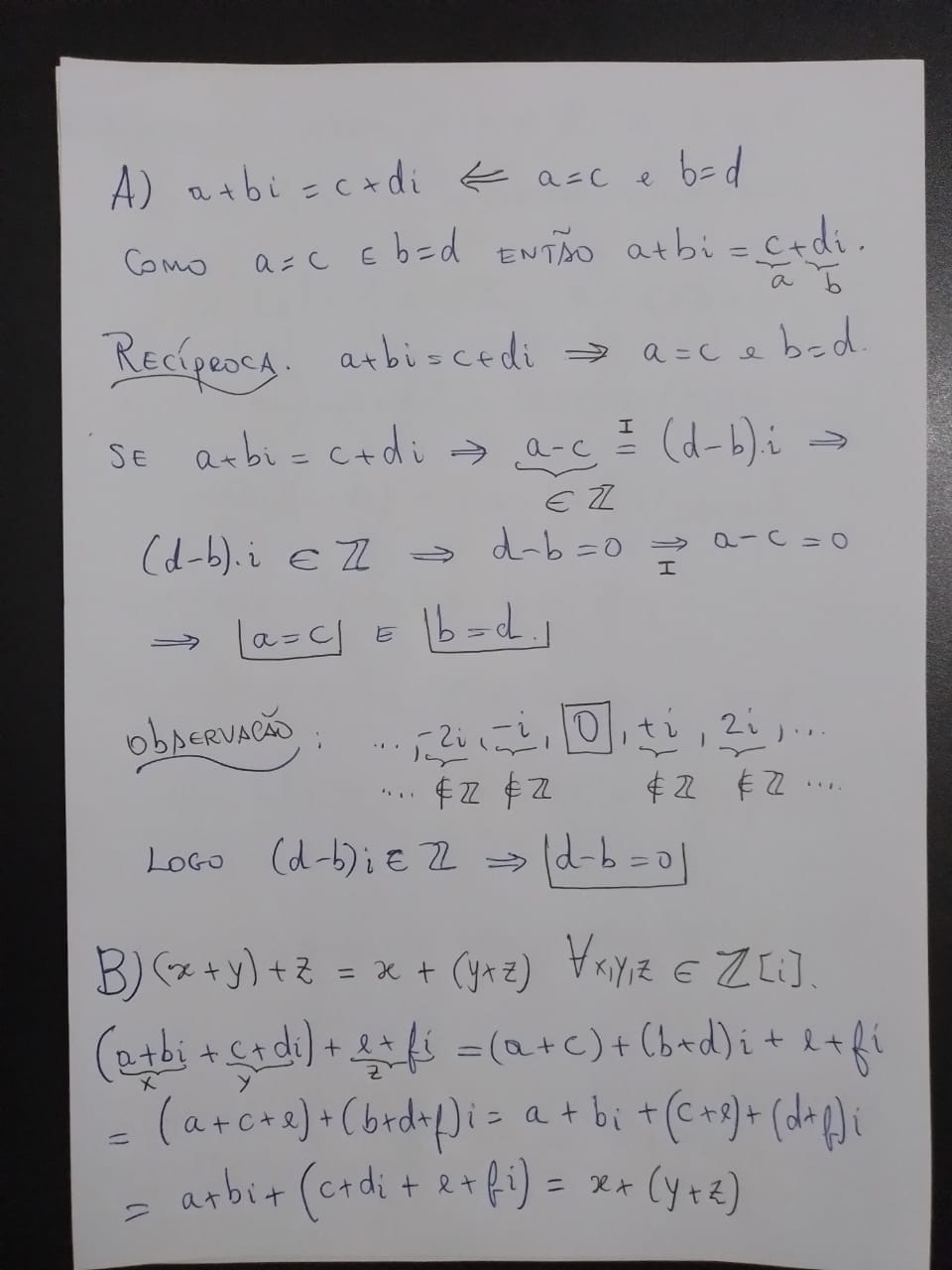 Estruturas Algébricas Estruturas Algébricas