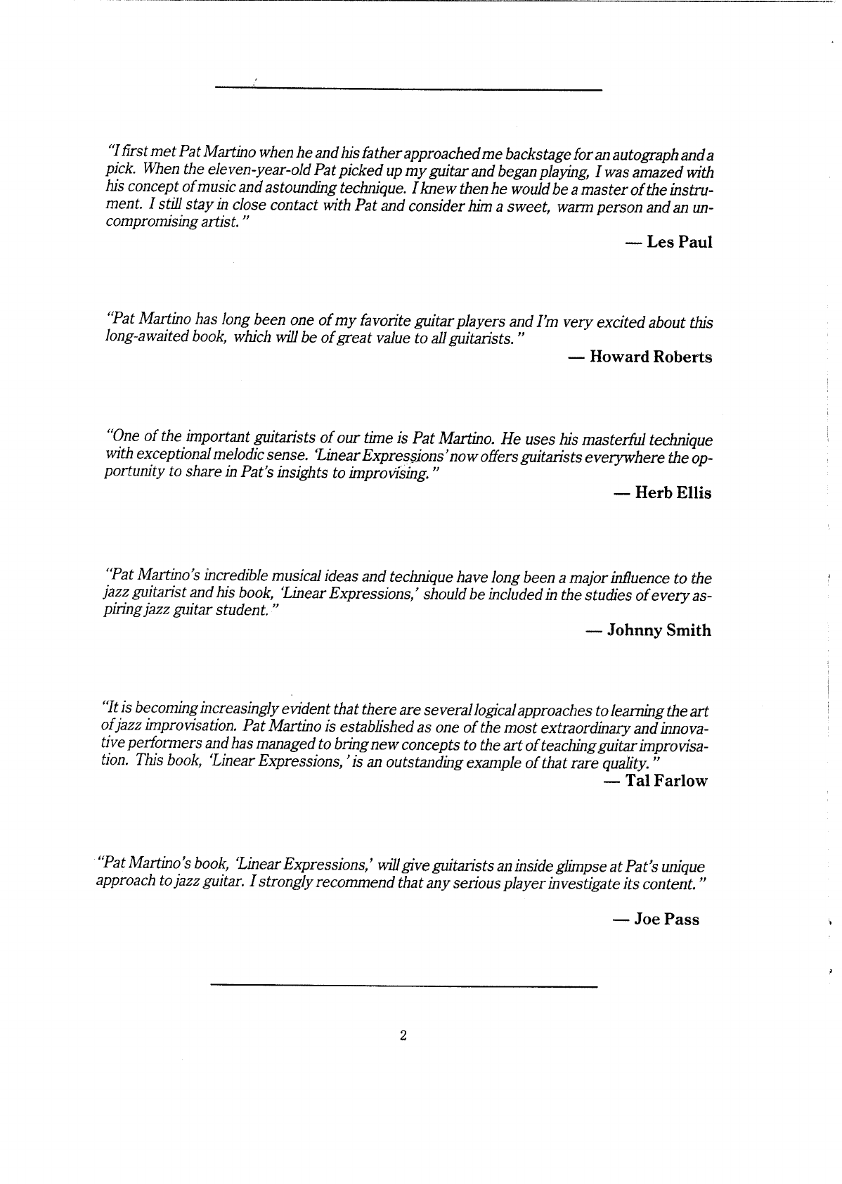 PatMartinoLinearExpressions História da Música Brasileira