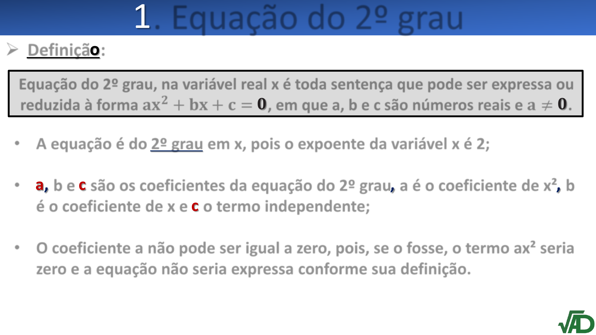 PPT - Equações do 2º grau PowerPoint Presentation, free download - ID:533422