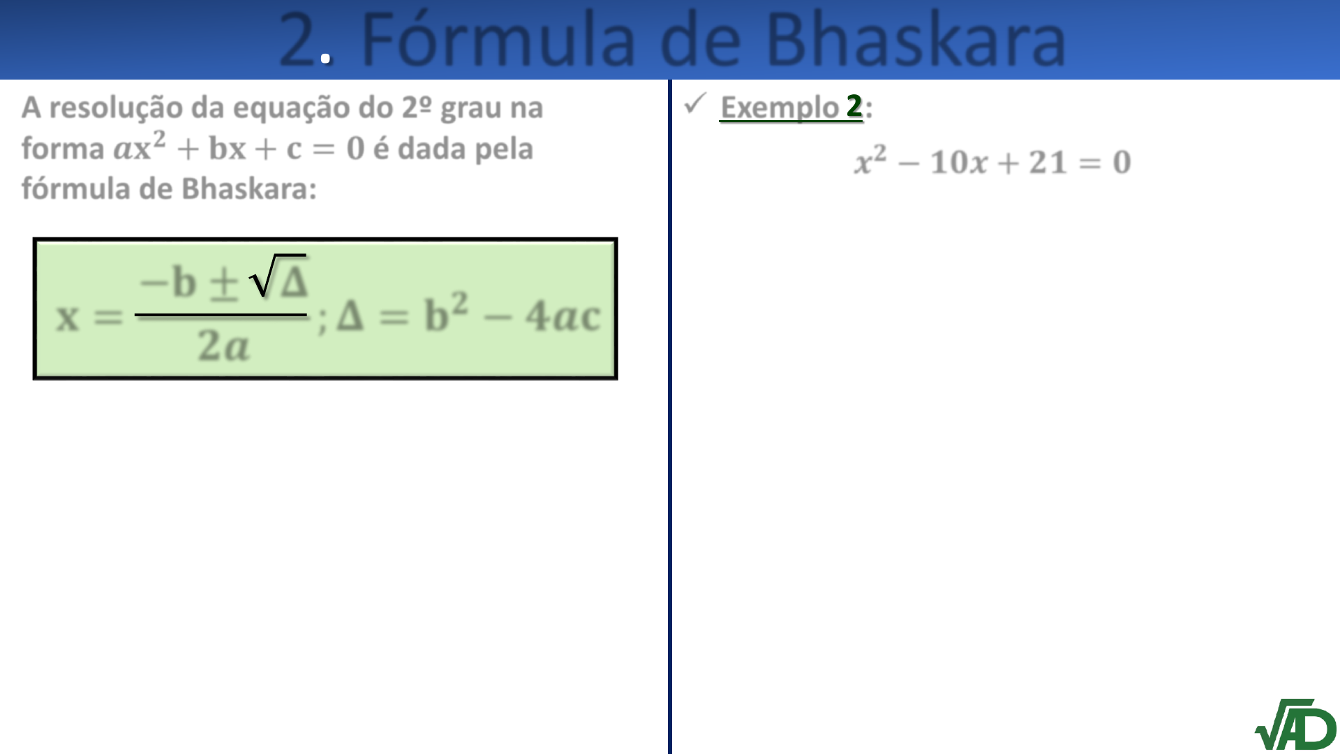 PPT - Equações do 2º grau PowerPoint Presentation, free download - ID:533422