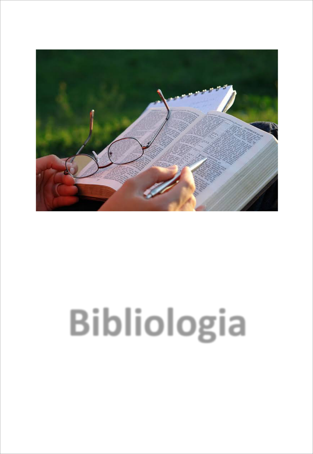 BIBLIOLOGIA DO SALMO 23