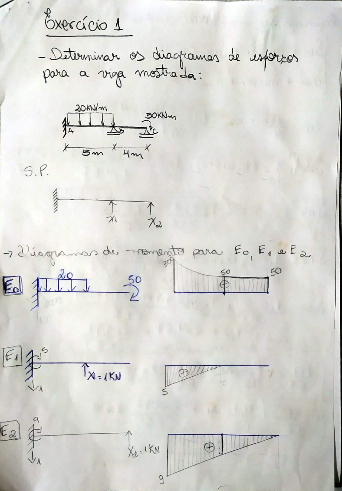 Exercicio 1 Teoria Das Estruturas - Teorias Das Estruturas