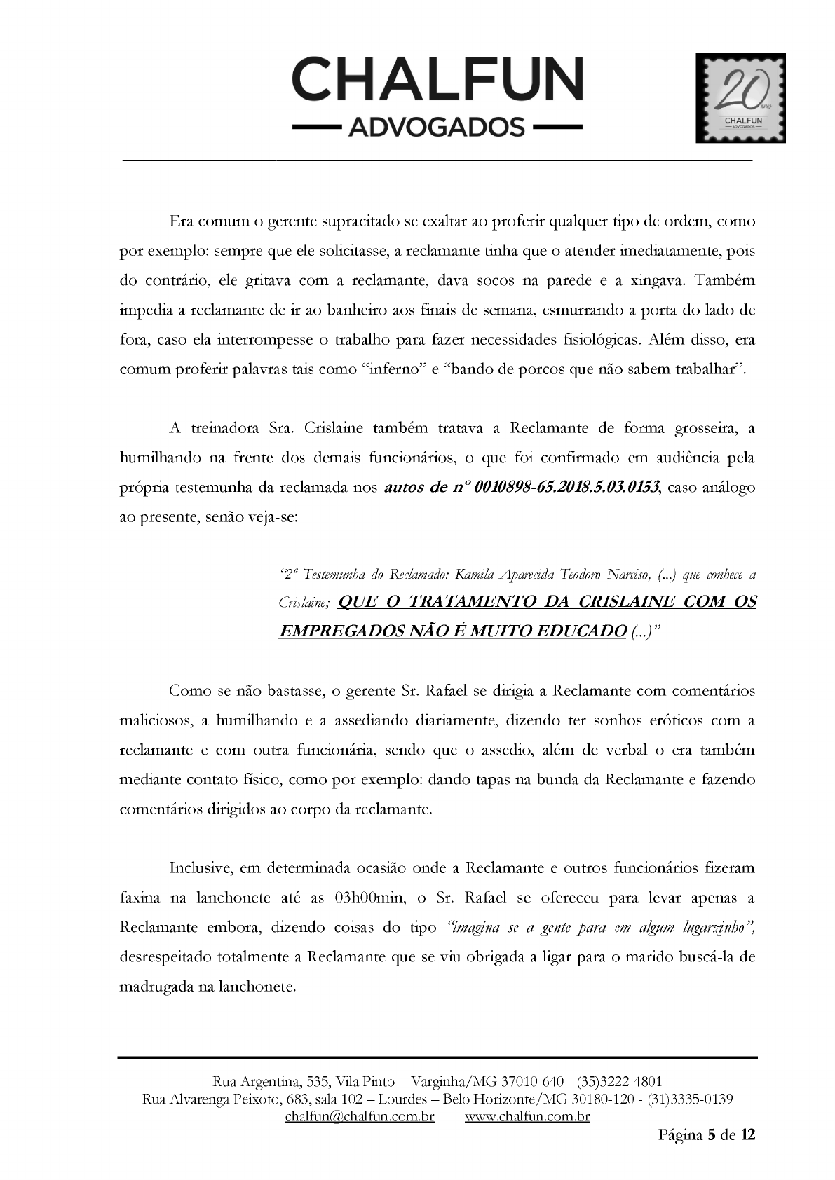 Tribunal Superior do Trabalho - Provas de Concursos Públicos