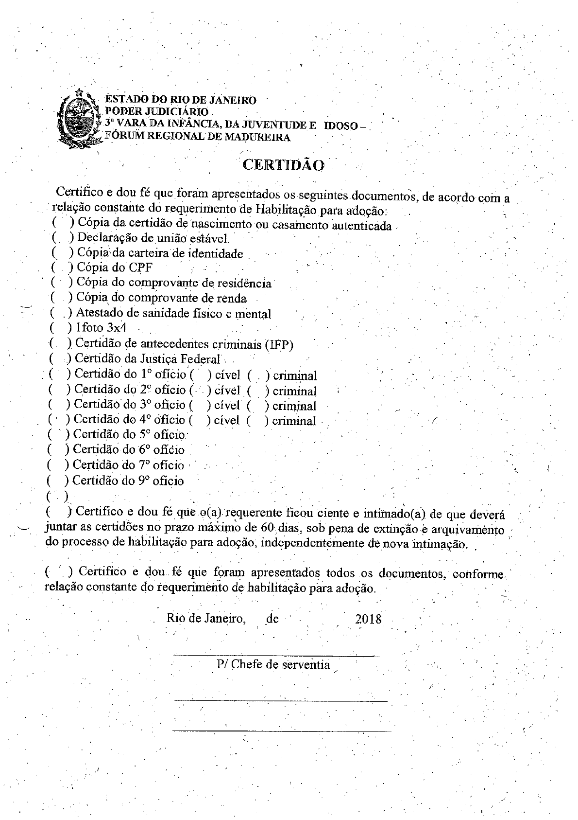 Grátis: Documentos para Habilitação para Adoção - Material Claro e Objetivo  em PDF para Estudo Rápido