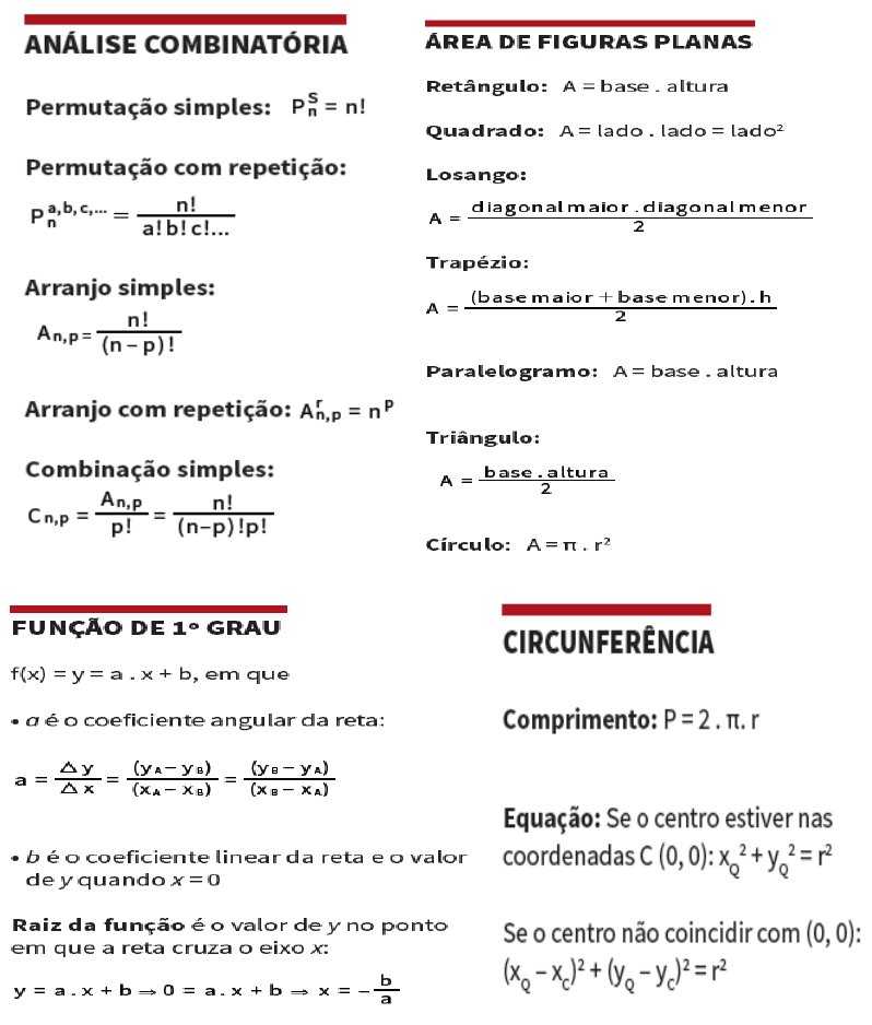 download-344378-Formulas que mais caem no enem-13559466 - Baixar pdf de