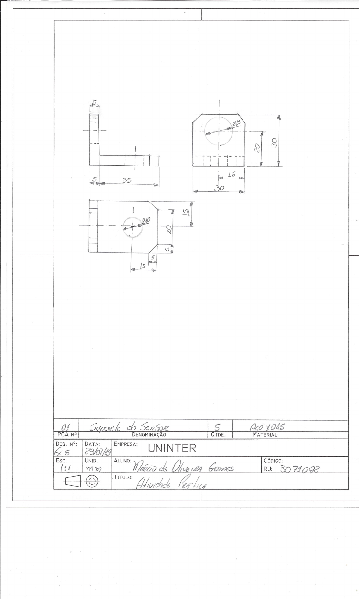 Desenho Mecânico0005 Desenho Técnico Uninter 9894