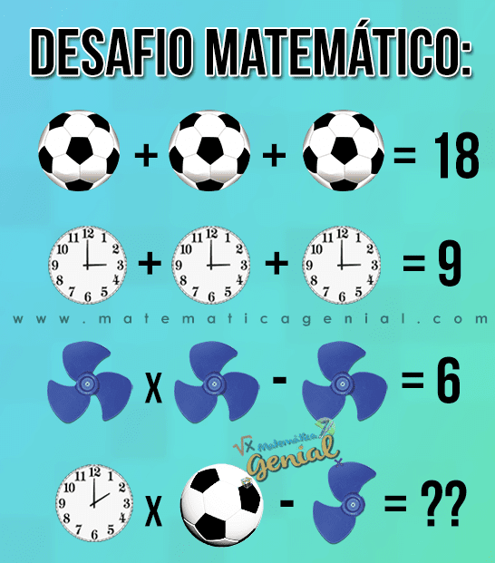 Desafio de Matemática