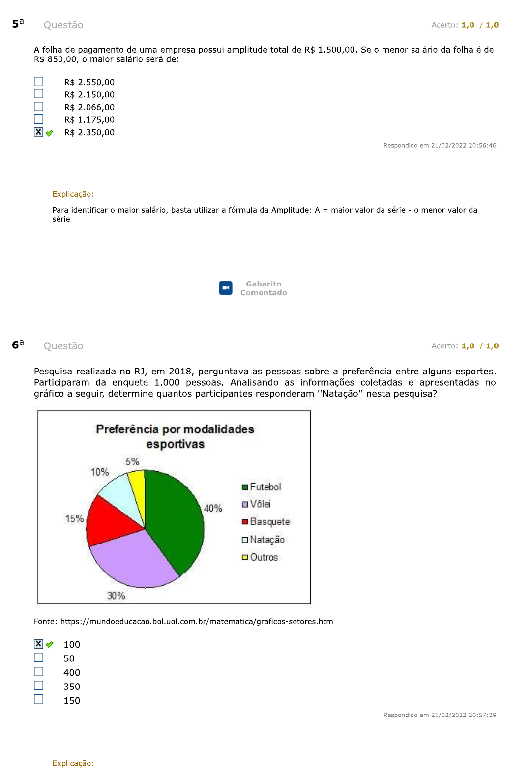 Simulado Estat Stica Aplicada Estat Stica Aplicada Hot Sex Picture