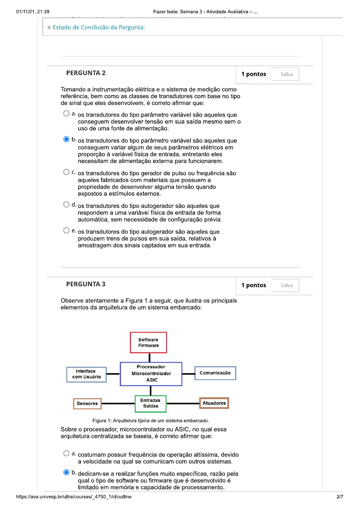 Atividade Para Avaliação Semana 3 Eletrônica Embarcada - Univesp ...