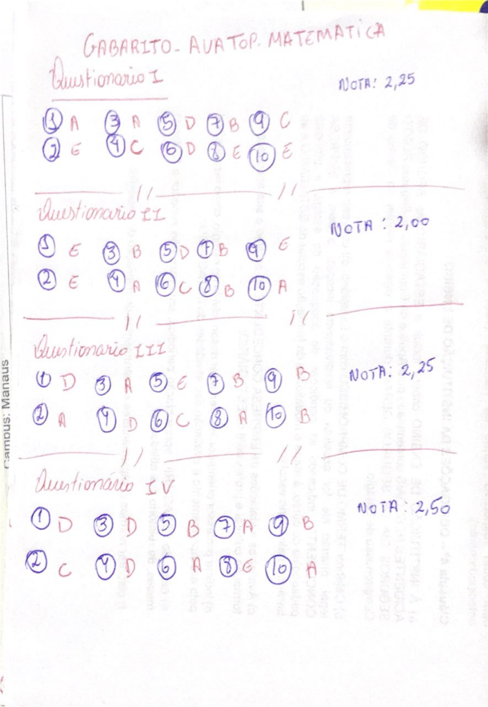 Tópicos De Matemática - Tópicos De Matemática Aplicada