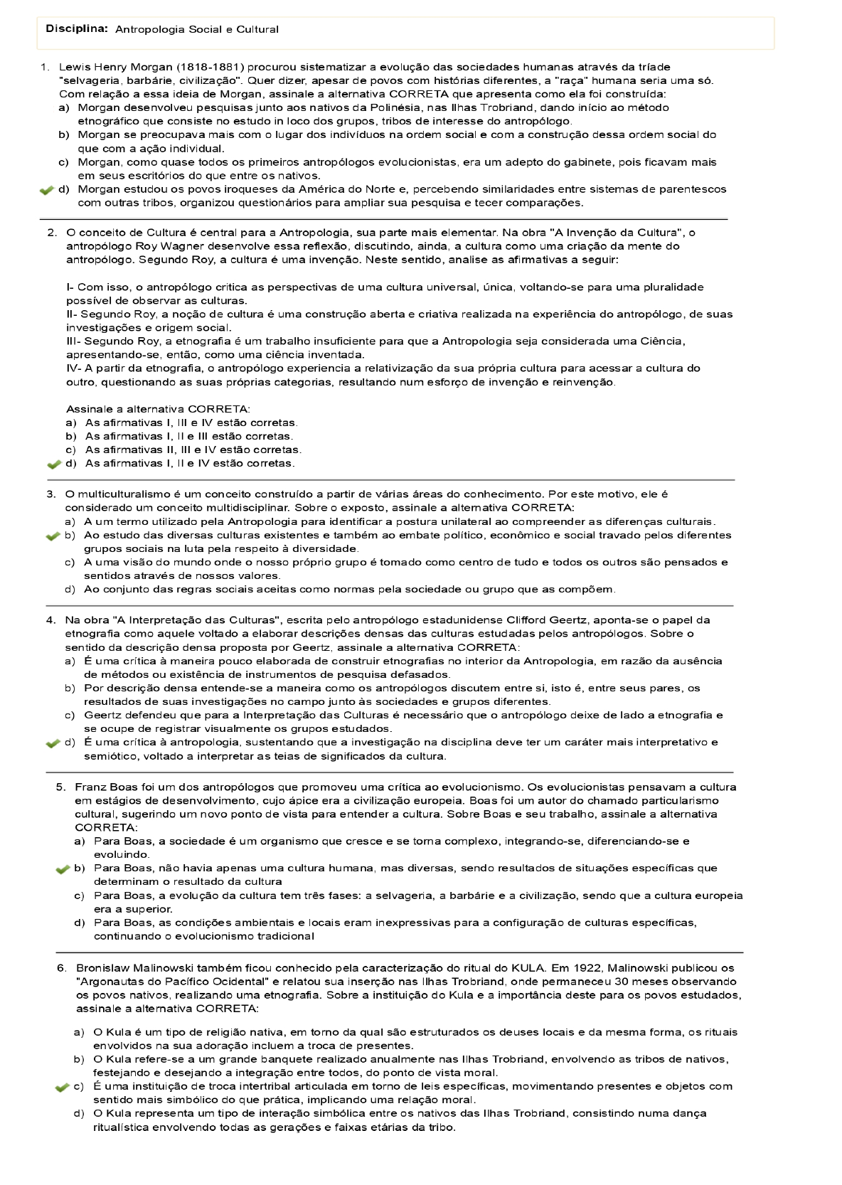 Antropologia Cultural Urbana é Marcada Por - NAZAEDU