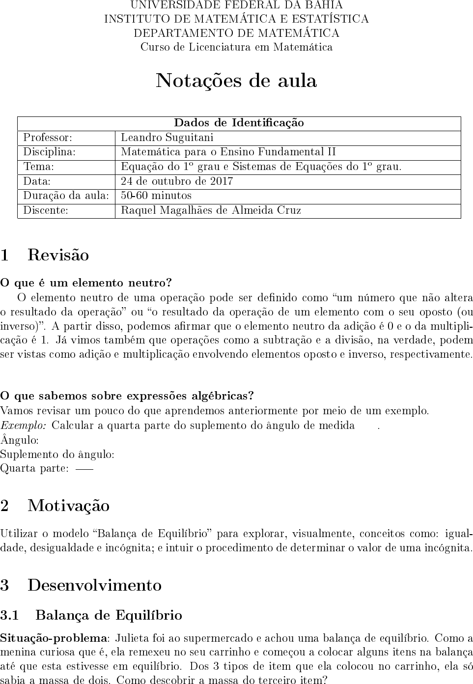 EQUAÇÃO do 1ºGRAU com DUAS incógnitas, Matemática Básica