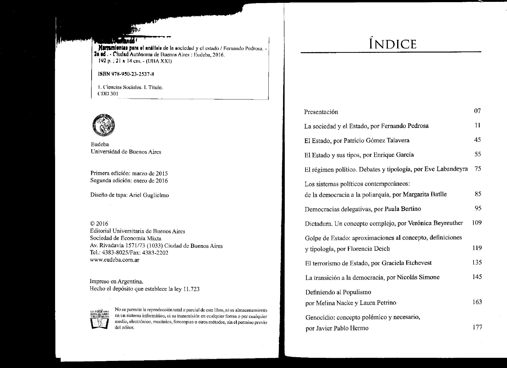 La Sociedad Y El Estado Por Fernando Pedrosa www.passeidireto.com