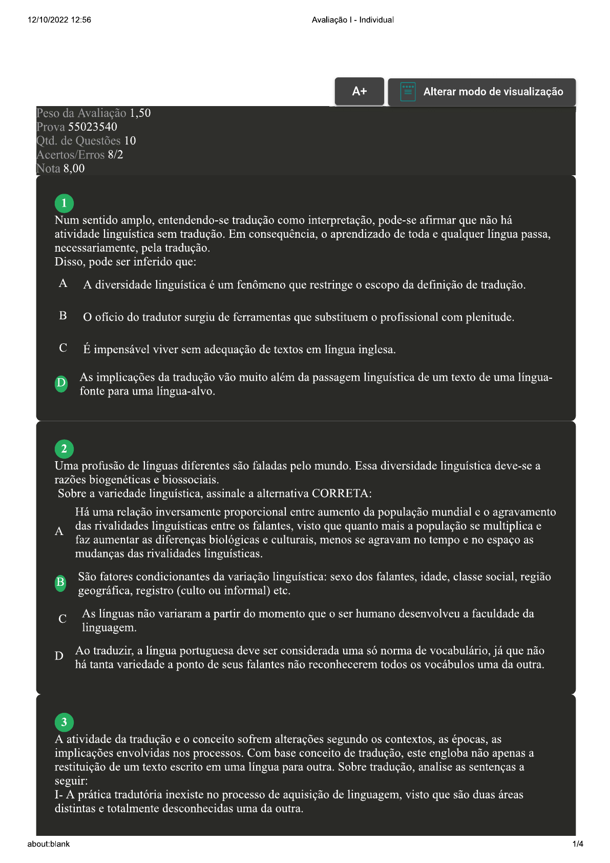 Praticas Traducao Ingles, PDF, Traduções