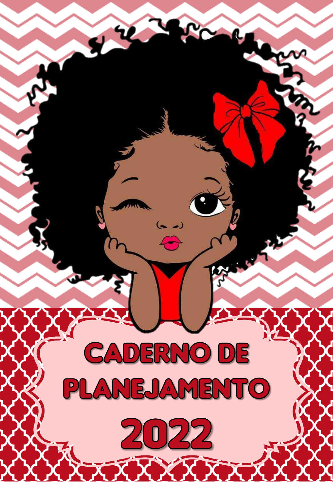 imagem planner 2022 boneca negra - Educação Infantil