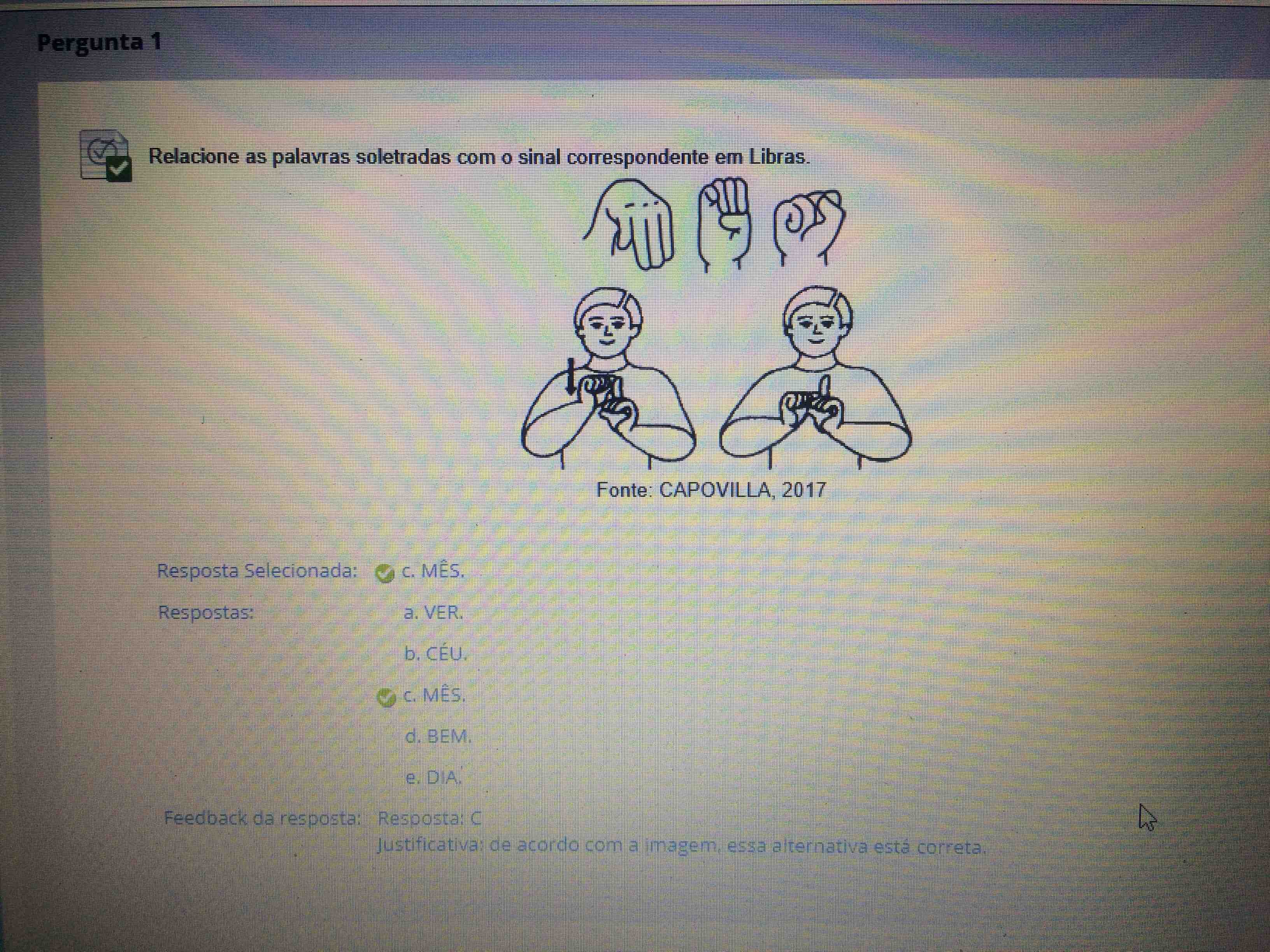 Questionário II Libras - Libras