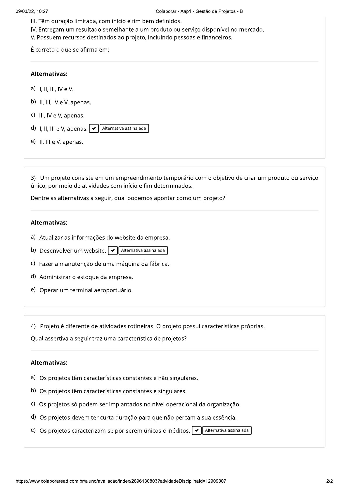 Aap1 - Gestão De Projetos - B - Gestao De Projetos L