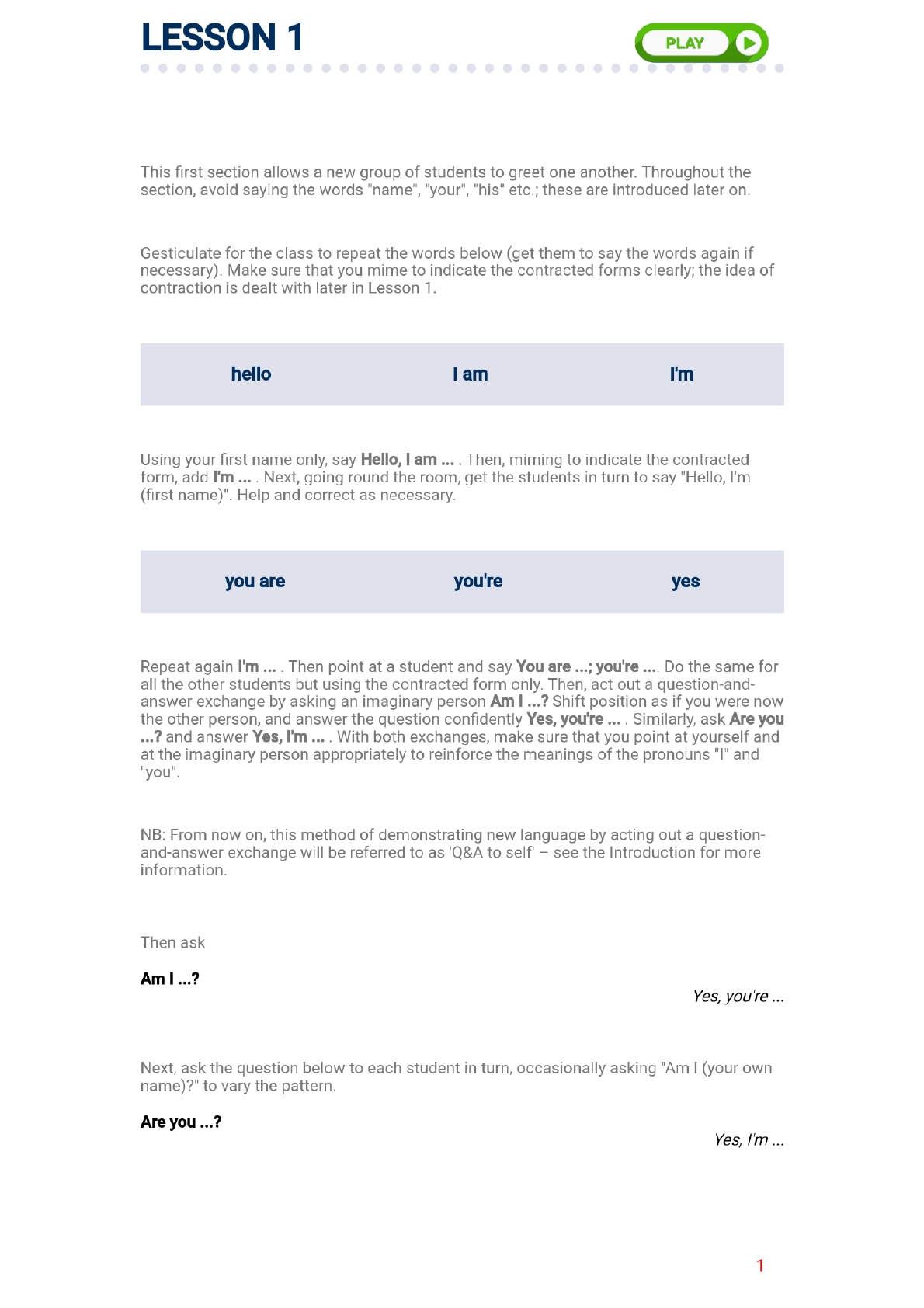 Grátis: Stage 1 Teacher`s Book Callan 2024 - Material Claro e