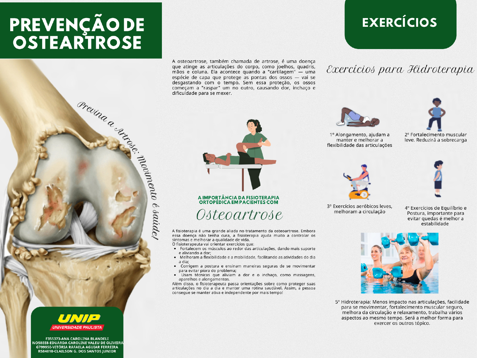 Grátis: Folder Osteoartrose - Material Claro e Objetivo em PDF para Estudo  Rápido, image size:1588x1190