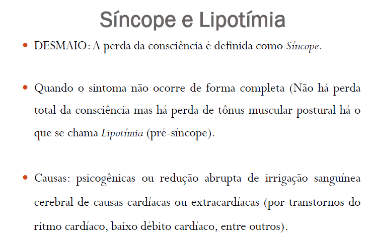 Diferenca Entre Lipotimia E Sincope - Infoupdate.org