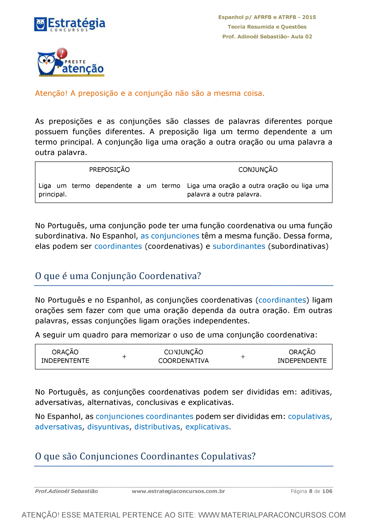 Estratégia Concursos - ❓ Pronome ou conjunção? Anote essa