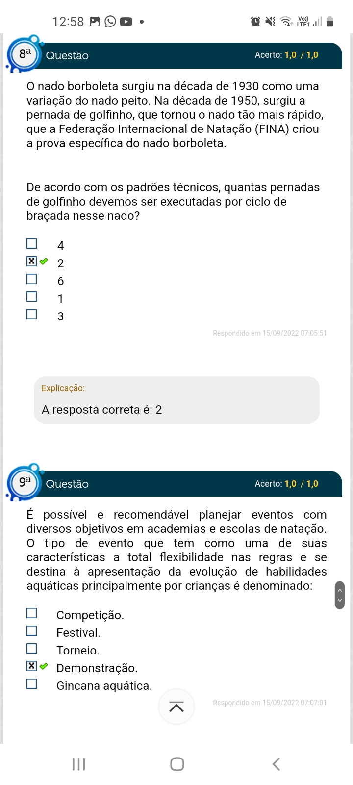 Quest O De Prova Metodologia Do Ensino De Nata O