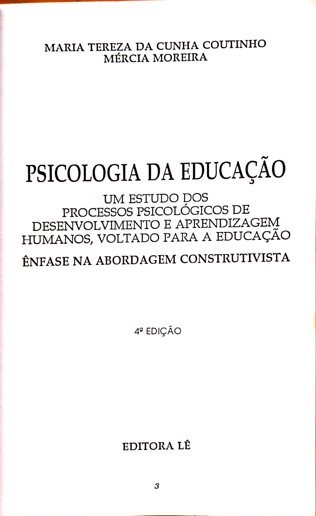 Psicologia Da Educação - Teorias Do Desenvolvimento E Da Aprendizagem ...