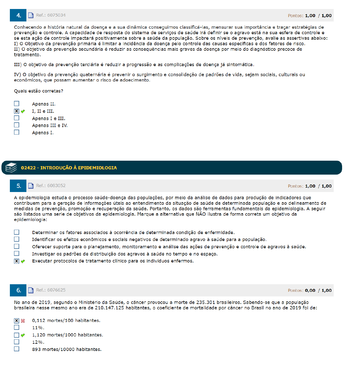 Av1 Fundamentos Da Epidemiologia E Estatística Ara0005 Fundamentos Da Epidemiologia 6792