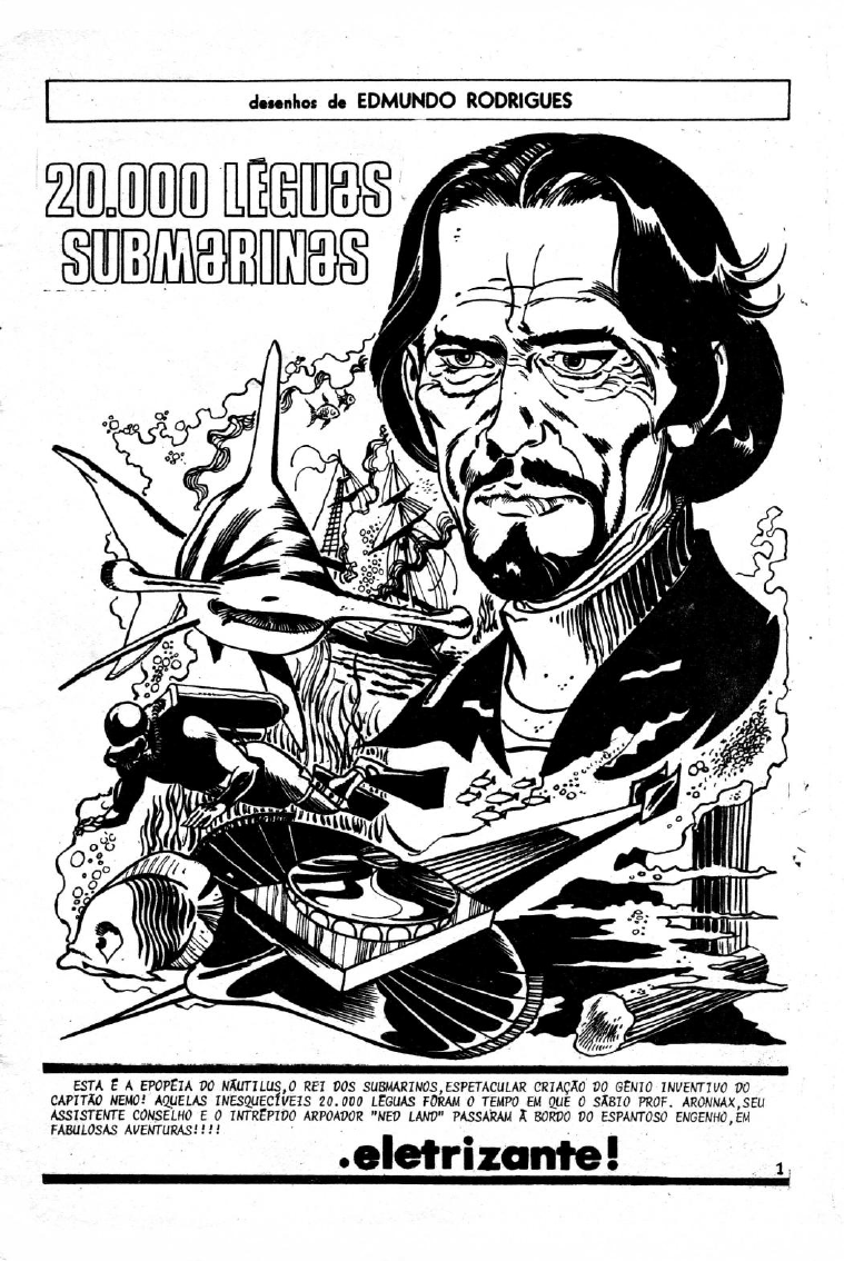 Grátis: HQ - 20 000 léguas submarinas (Júlio Verne) - Material Claro e  Objetivo em PDF para Estudo Rápido, image size:759x1134