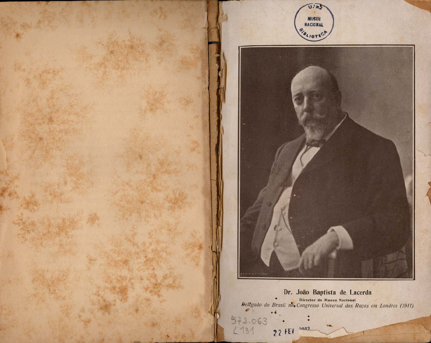 João Batista de Lacerda Relatório História