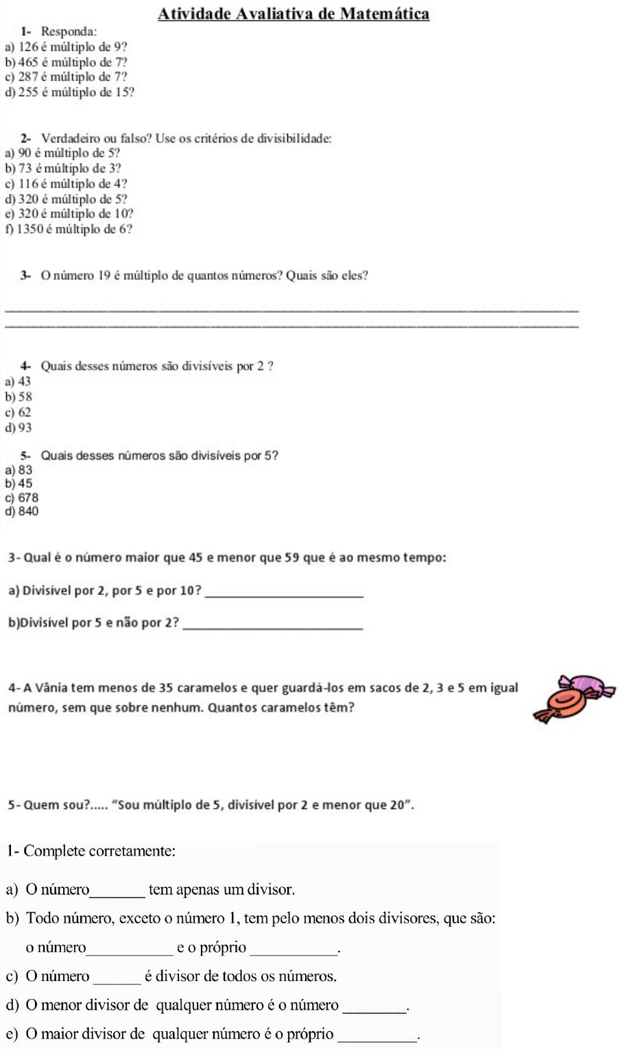 Quiz Matemático - Qual dos números é divisível por 4? • Notícias • Clube da  SPM