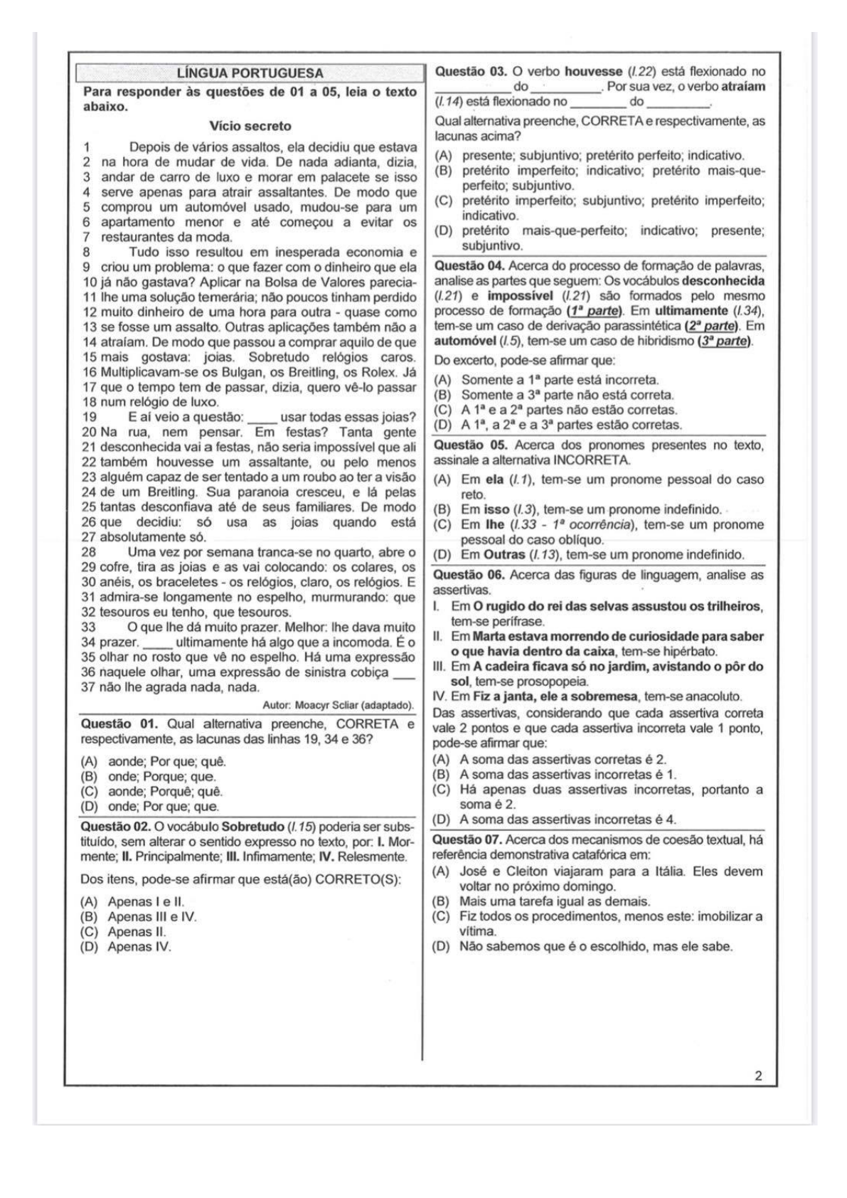 Legalle - OSÓRIO - 2019 - Fiscal - Provas De Concursos Públicos