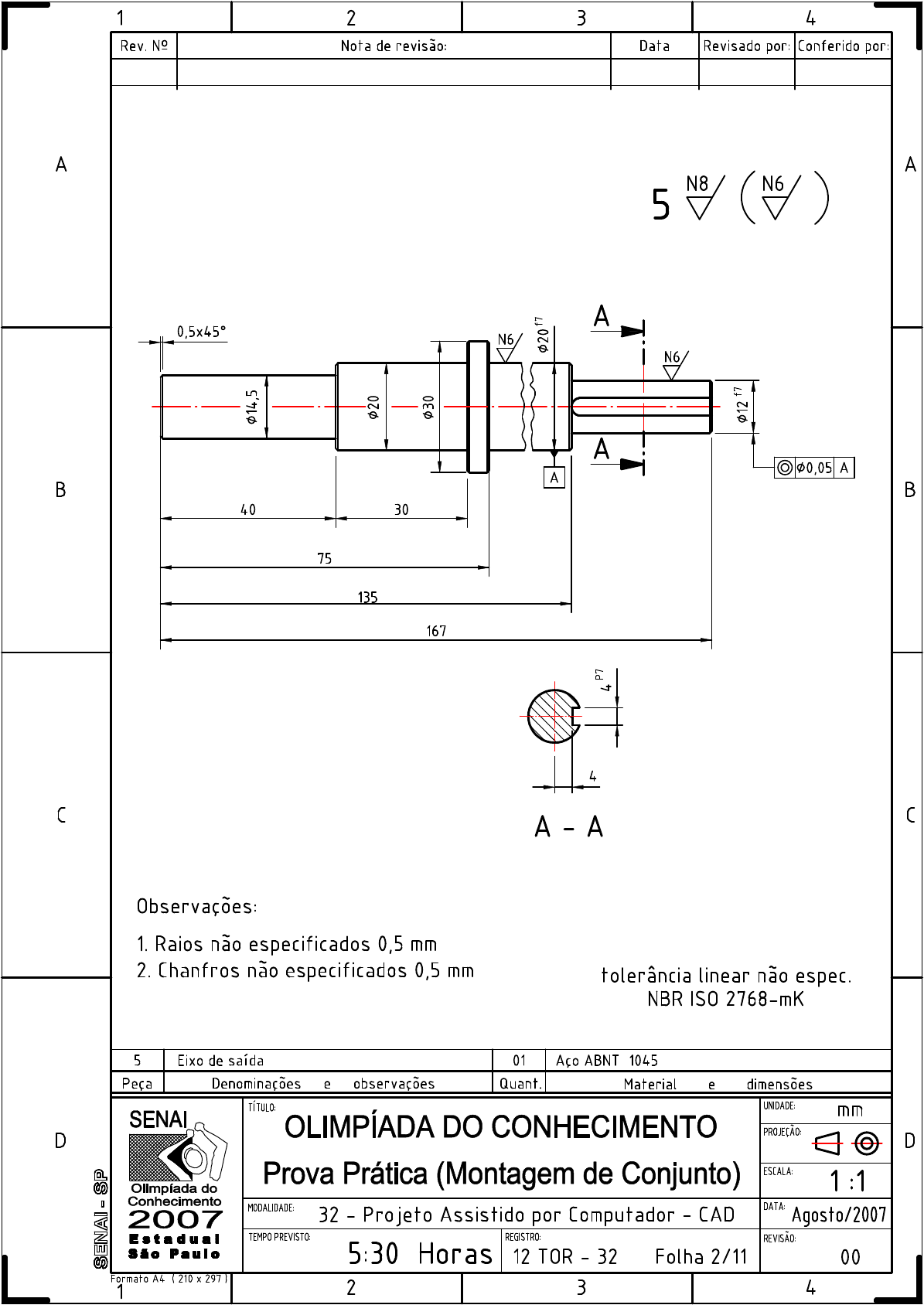 32PP - Projeto Assistido Cad - Mont Conjunto - Desenho Geral - Desenho ...