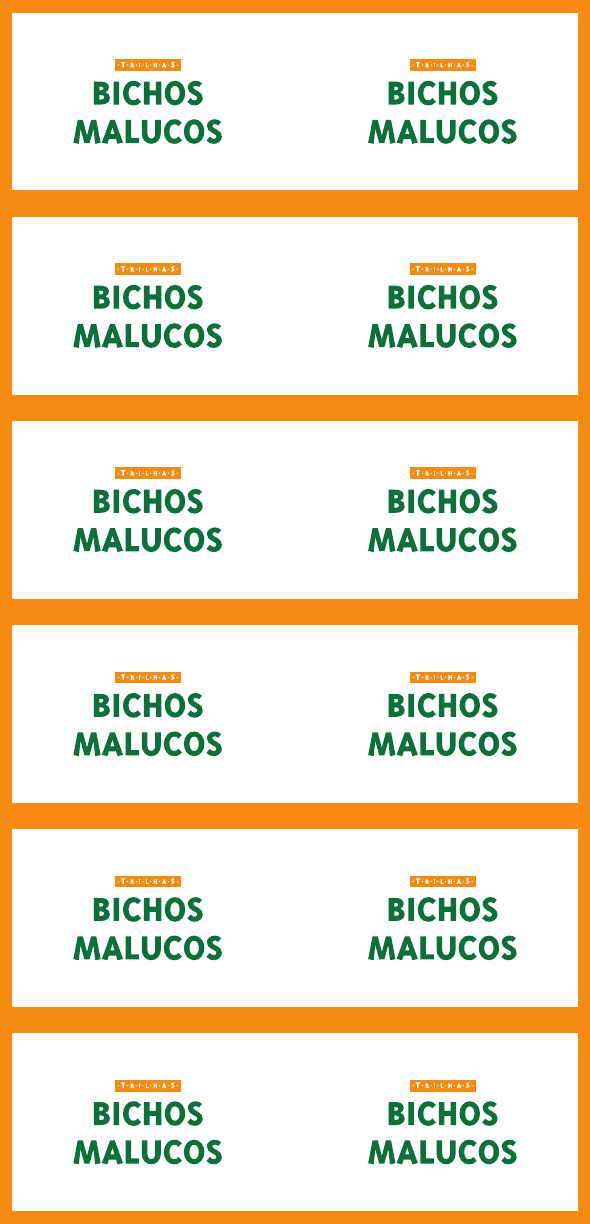 Jogos e Materiais para Alfabetização: Bichos Malucos