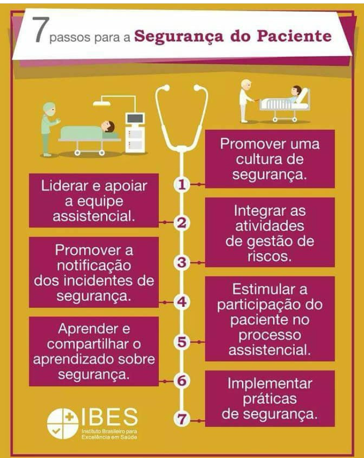 Passos Para A Seguran A Do Paciente Mapa Mental