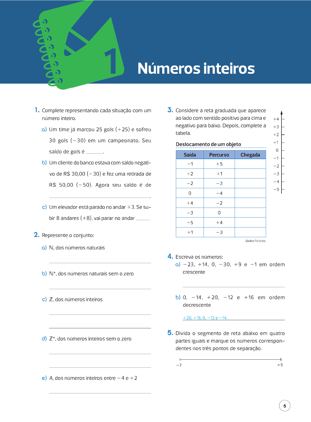 Prova Numeros Inteiros 7 Ano Doc - FDPLEARN