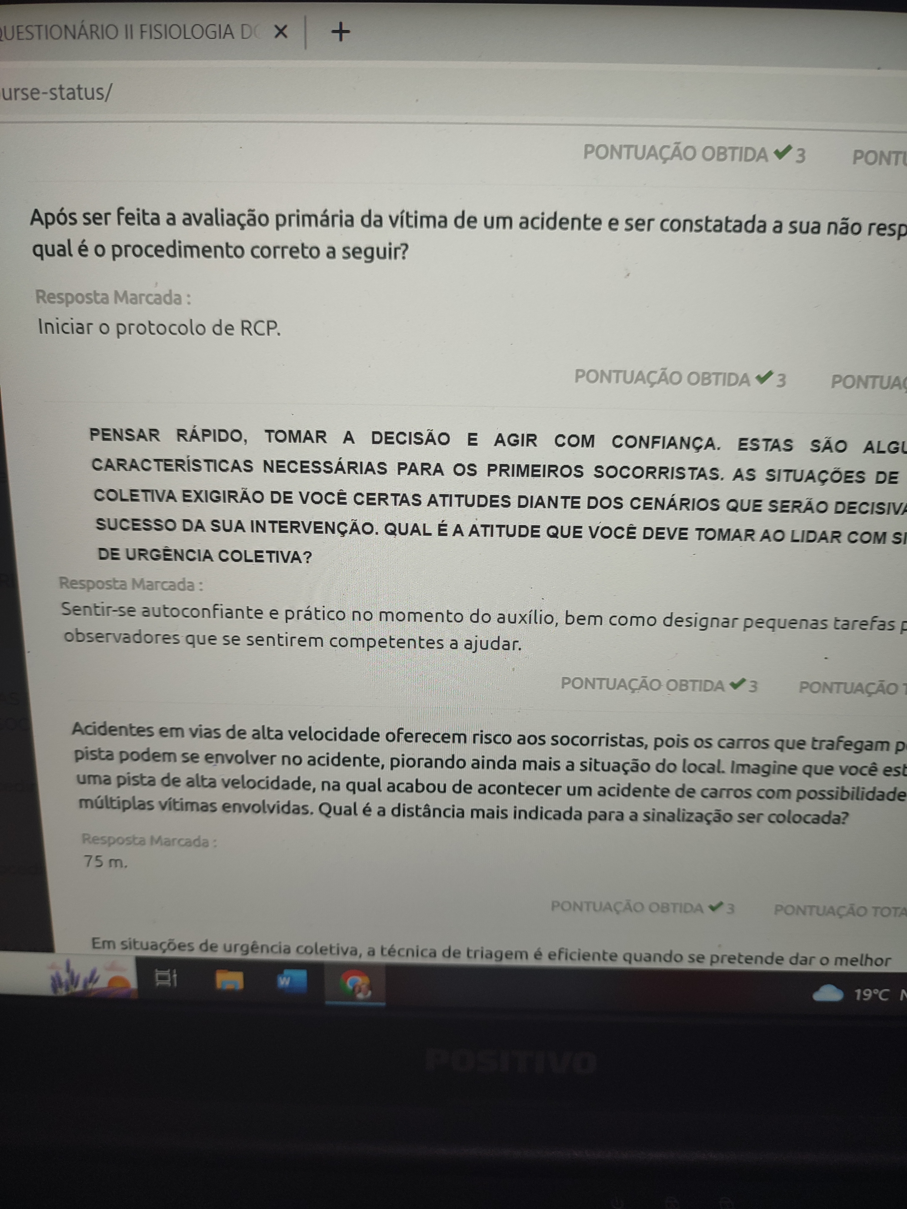 Avaliação primária da vítima de acidente - Blog do Portal Educação