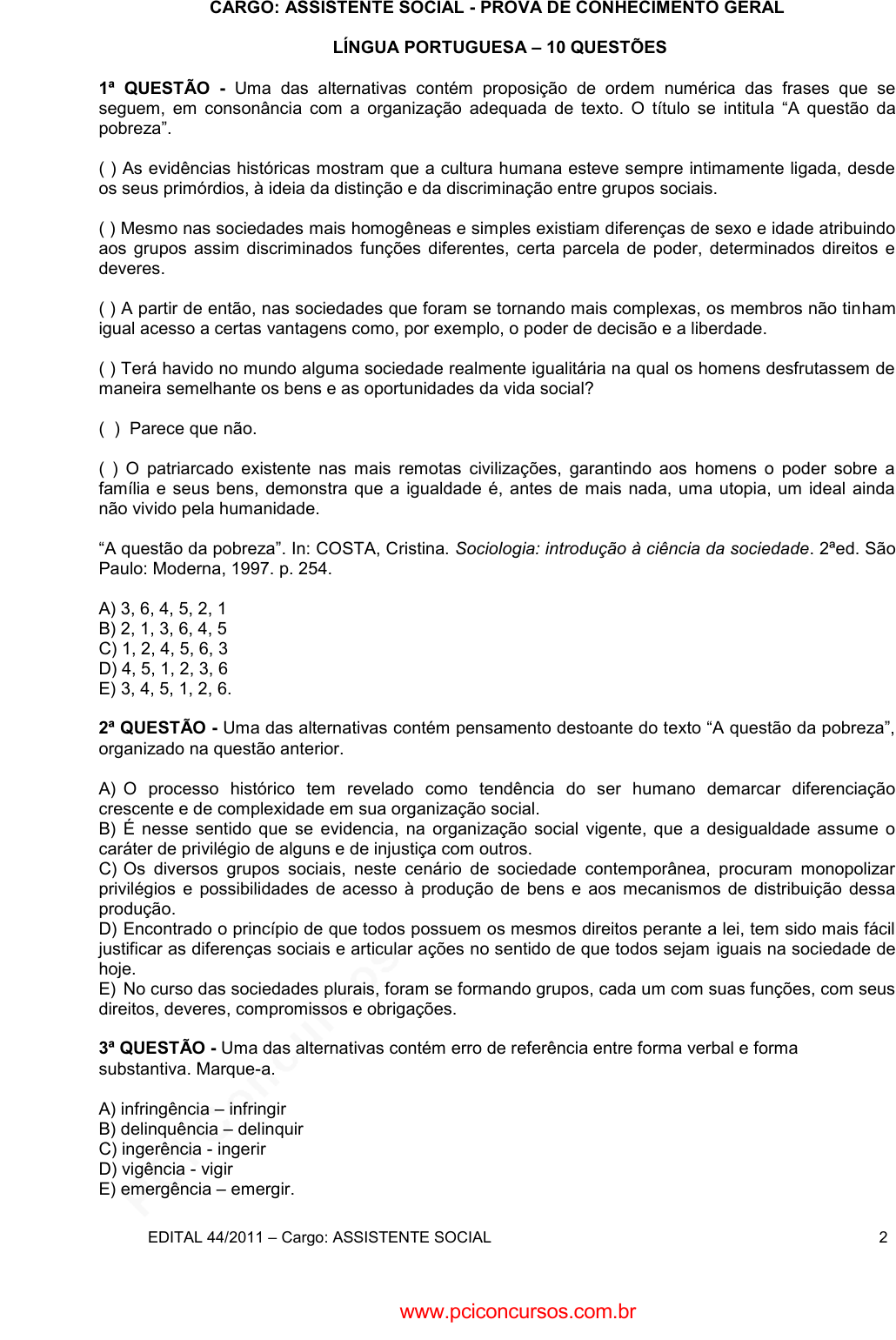 Prova UFES - UFES - 2011 - para Auxiliar em Administração.pdf - Provas de  Concursos Públicos