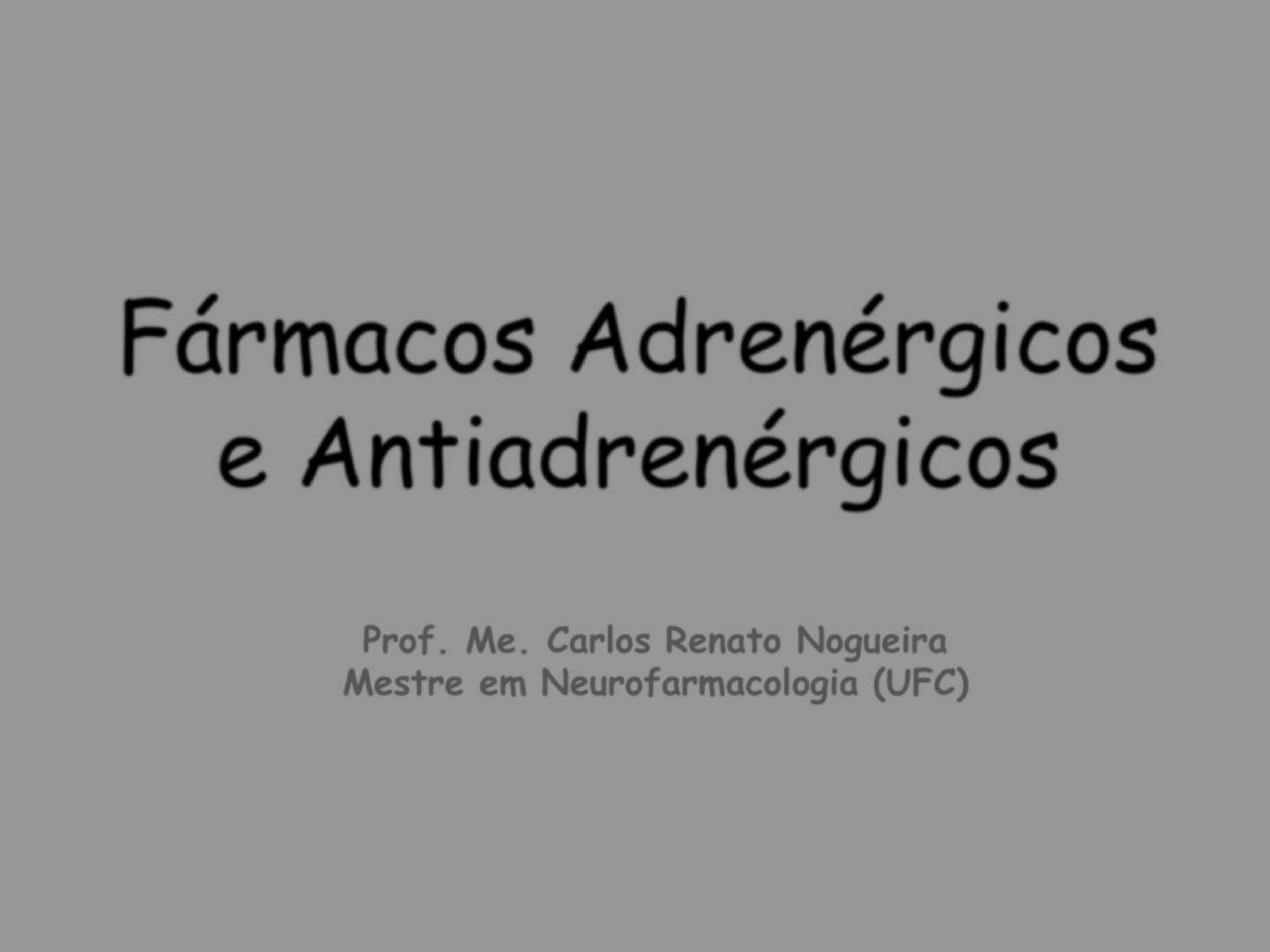 Fármacos Antiadrenérgicos