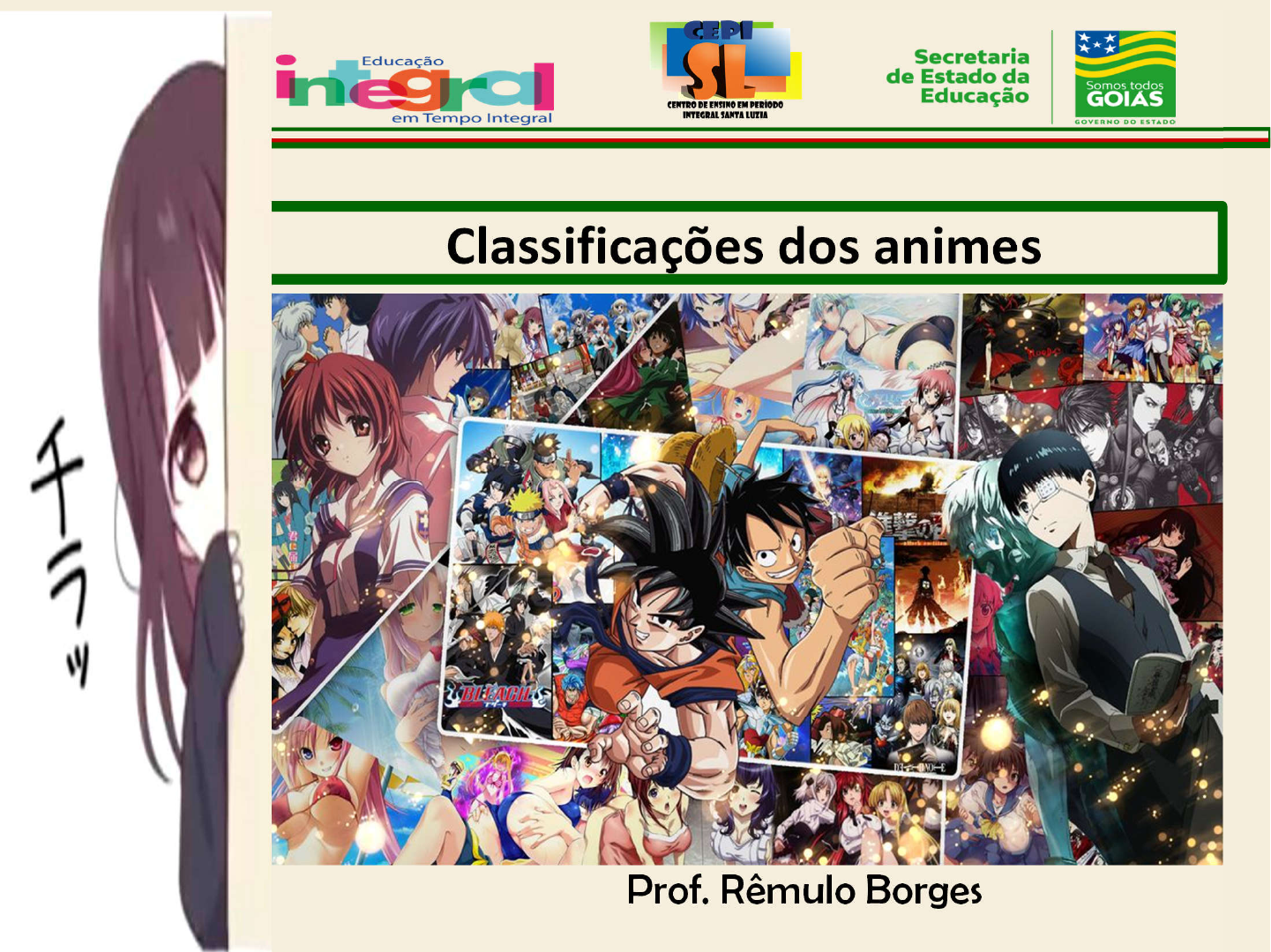 Como funciona a categorização de animes (por exemplo, animes gore