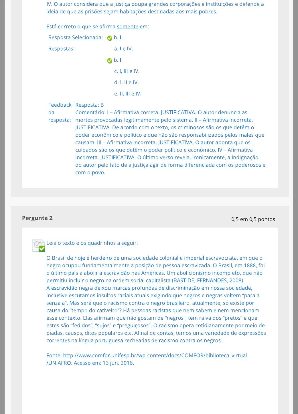 QUESTIONÁRIO UNIDADE I 6678-10 ED XV EDUCAÇÃO FÍSICA - Estudos ...