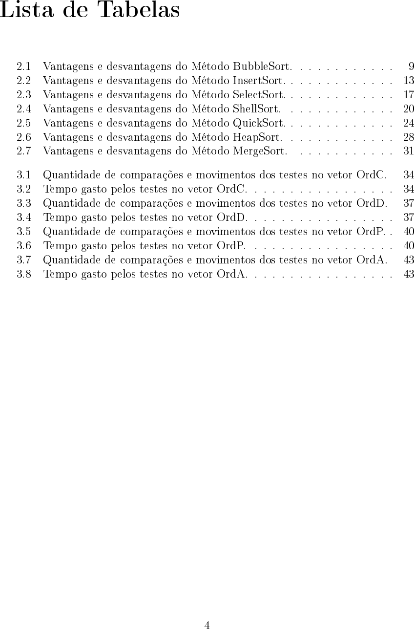 Metodos de Ordenação - Algoritmos e Estrutura de Dados II